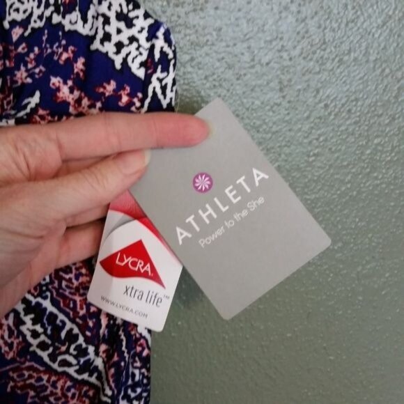 Athleta Aqualuxe print molded one-piece - Picture 5 of 6